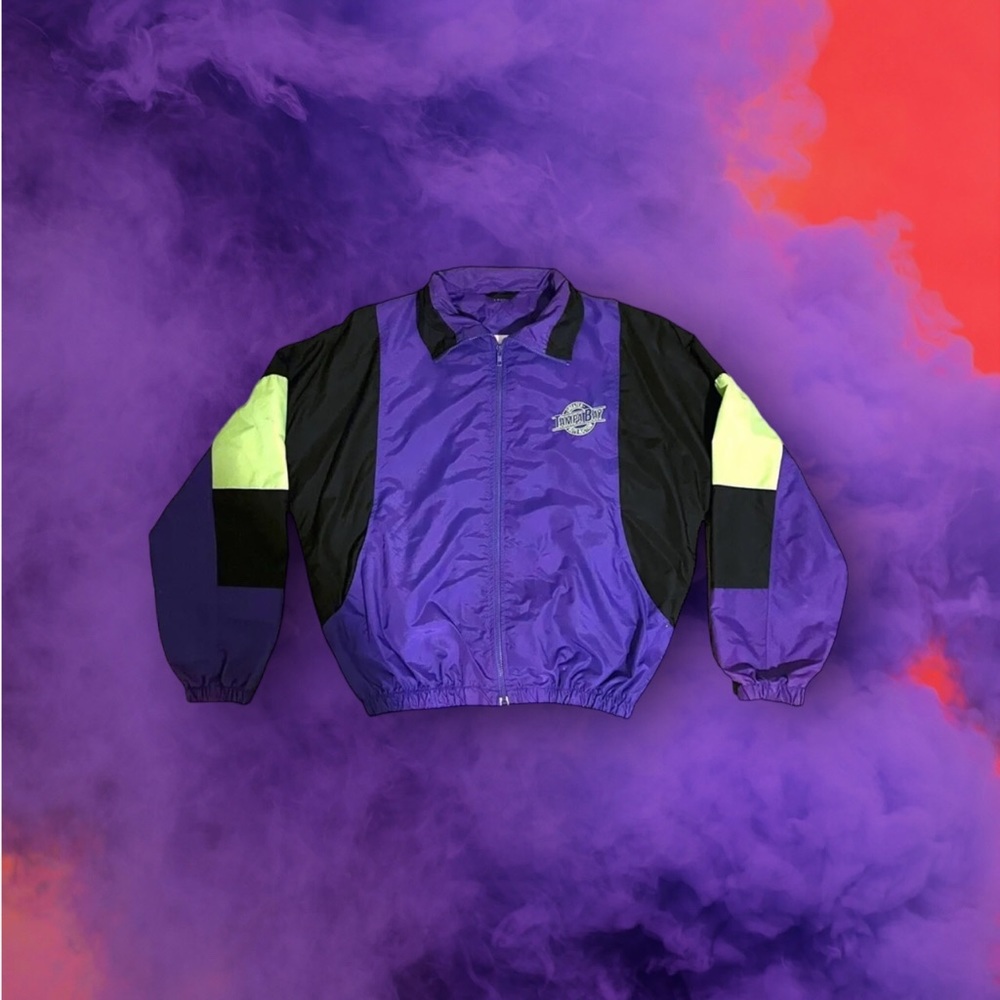 Men’s L Vintage 90’s Retro Tampa Bay Windbreaker Jacket